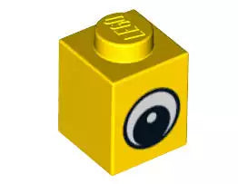 LEGO Steine 3005 Stein 1x1 mit Auge, gelb