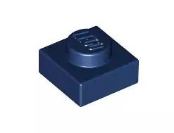 LEGO Platten 3024 Platte 1x1, dunkelblau
