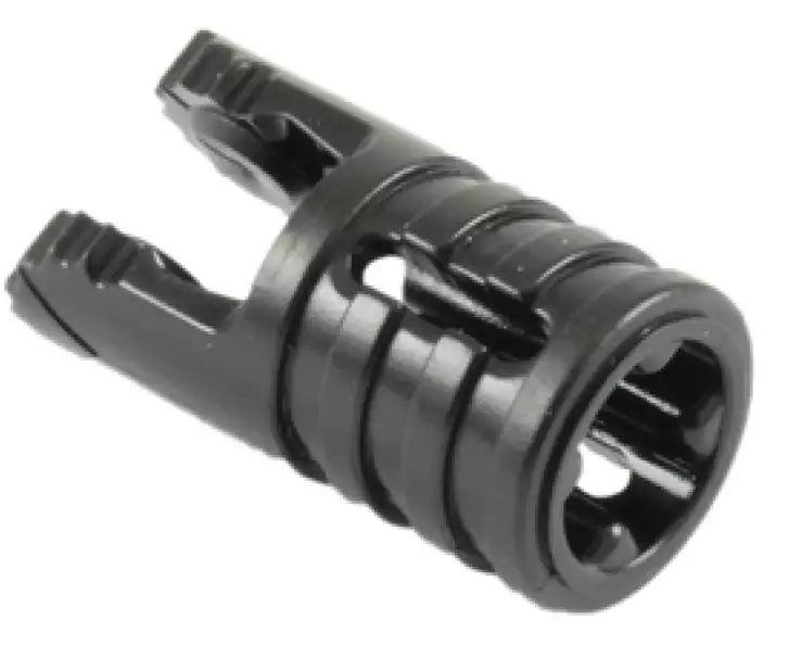 LEGO Gelenke 30553 Scharnier 1x2 mit Achsloch (2 Finger, rastend), weiß