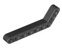 LEGO Technic 32271 Liftarm 1x9 gebogen (7-3), schwarz
