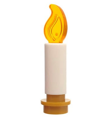Inhalt: LEGO Micro-Sets 37762ac02 Kerze mit Flamme auf Kerzenständer