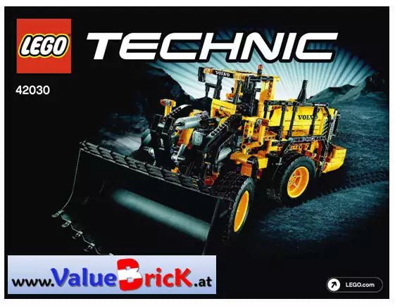 bauanleitung lego technic 42030 VOLVO L350F Radlader