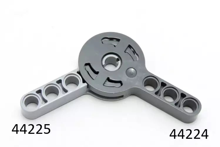 LEGO Technic 44224 Rastergelenkhälfte mit Liftarm 3L,  dunkelgrau