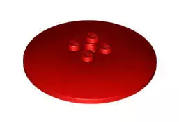LEGO Schüssel 44375 Radar-Schüssel 6x6, rot