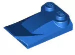 LEGO Sondersteine 47456 Bogenflügelstein 2x3x2/3 mit 2 Noppen, dunkelblau