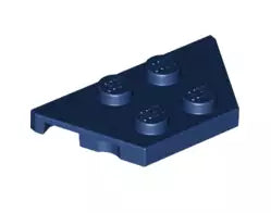 LEGO Sonderplatten 51739 Keilplatte 2x4 Rechts/Links, dunkelblau