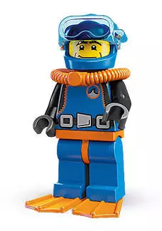 LEGO Minifiguren Serie 1  8683-03 Taucher