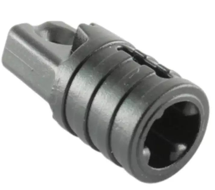 LEGO Gelenke 30552 Scharnier 1x2 mit Achsloch (1 Finger, rastend), schwarz