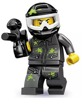 LEGO Minifiguren Serie 10  71001-15 Paintball Spieler