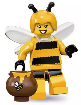 LEGO Minifiguren Serie 10  71001-05 Bienen Kostüm Mädchen