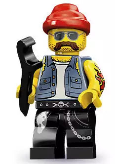 LEGO Minifiguren Serie 10  71001-06 Motorrad Mechaniker
