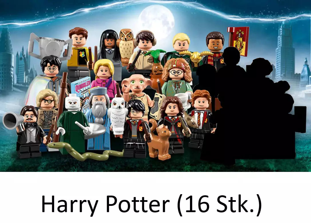 Verpackung: LEGO Harry Potter and Fantastic Beasts Serie 1 Minifiguren 71022 alle 16 Harry Potter Minifiguren