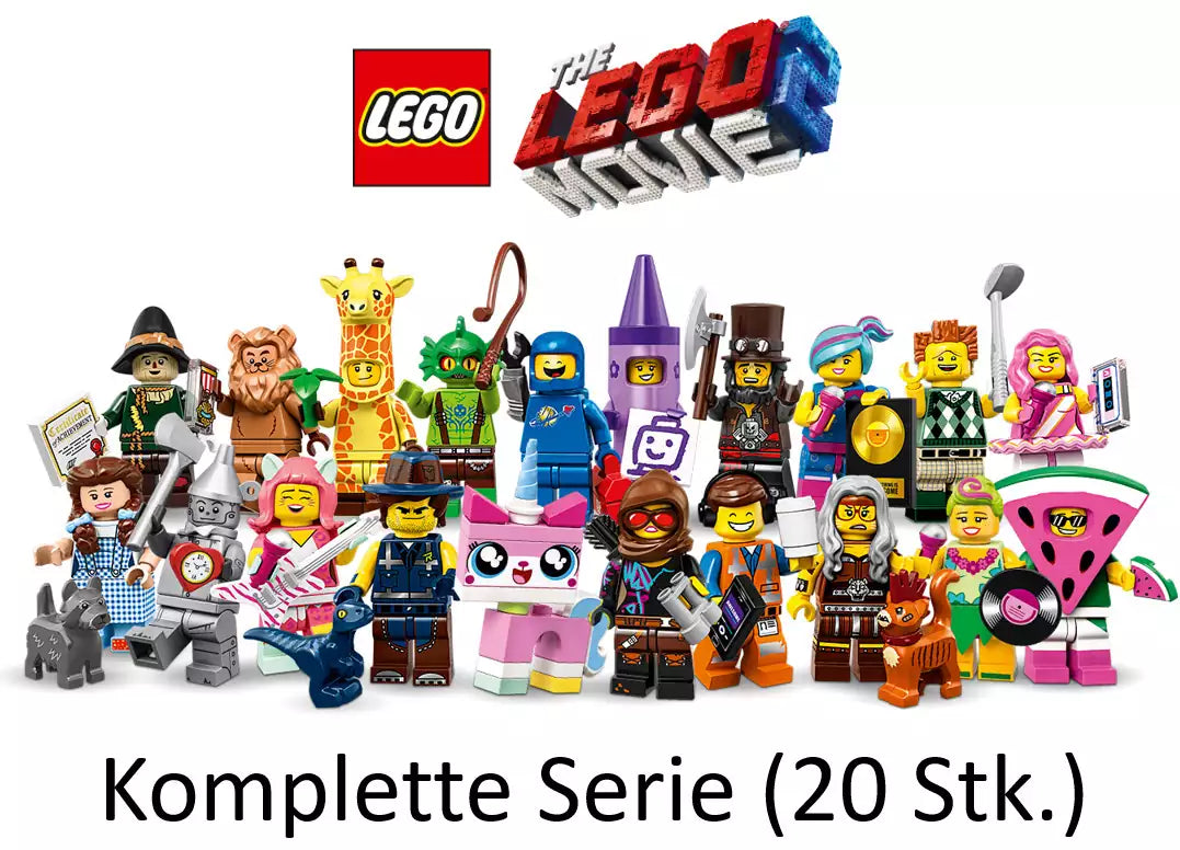 Inhalt: LEGO MOVIE 2 Minifiguren 71023 Alle 20 Minifiguren