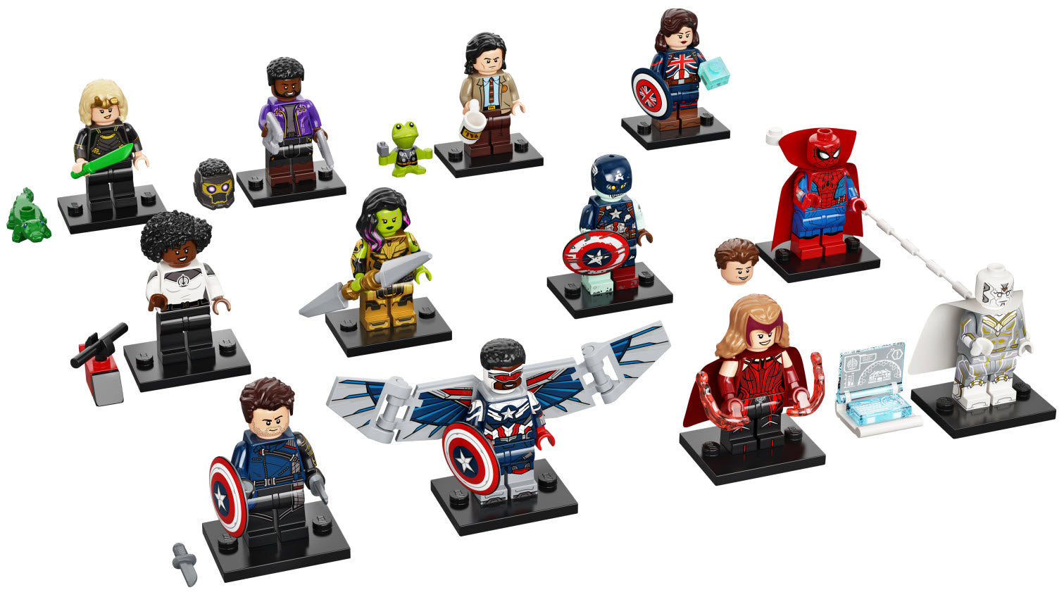 Inhalt: LEGO Marvel Studios Serie 1 Minifiguren 71031 Satz von 12 Minifiguren