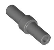 LEGO Stangen 78258 Stab 2L mit Stoppring, dunkelgrau