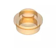 LEGO Platten 85861 Platte rund 1x1 mit Loch, dunkelrot