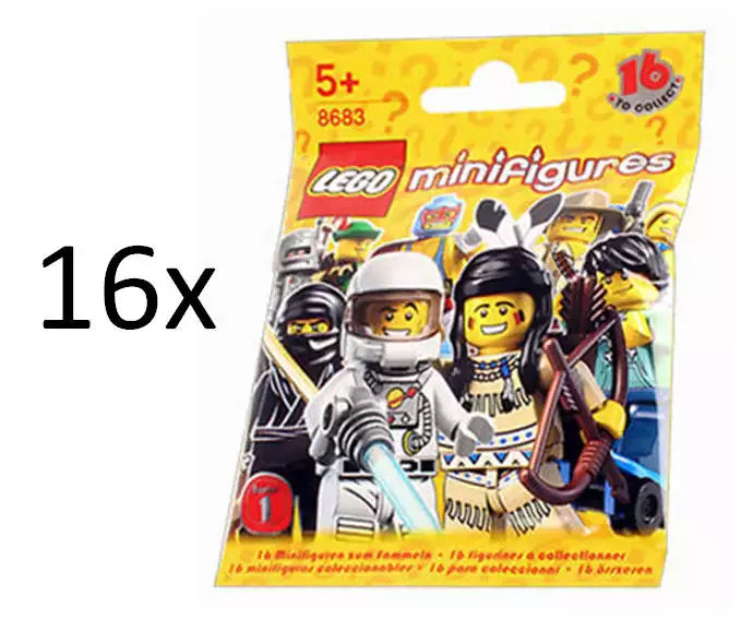 LEGO Minifiguren Serie 1  8683 Alle 16 Minifiguren
