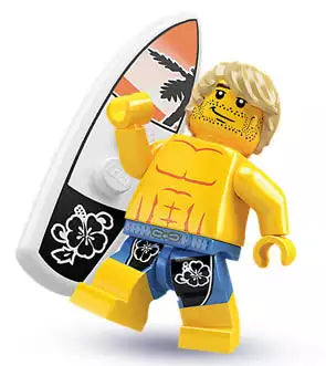 LEGO Minifiguren Serie 2  8684-12 Surfer