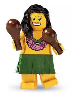 LEGO Minifiguren Serie 3  8803-02 Hula-Tänzerin