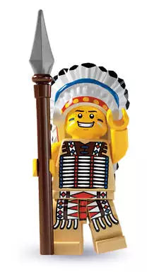 LEGO Minifiguren Serie 3  8803-08 Stammeshäuptling