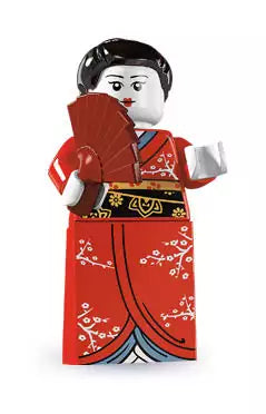LEGO Minifiguren Serie 4  8804-04 Kimono-Mädchen