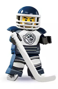 LEGO Minifiguren Serie 4  8804-06 Eishockeyspieler
