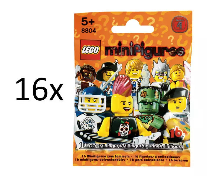 LEGO Minifiguren Serie 4  8804 Alle 16 Minifiguren