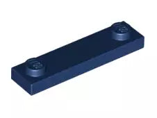 LEGO Fliesen 92593 Fliese 1x4 mit 2 Noppen, dunkelblau