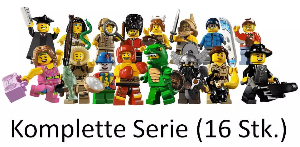 LEGO Minifiguren Serie 5  8805 Alle 16 Minifiguren