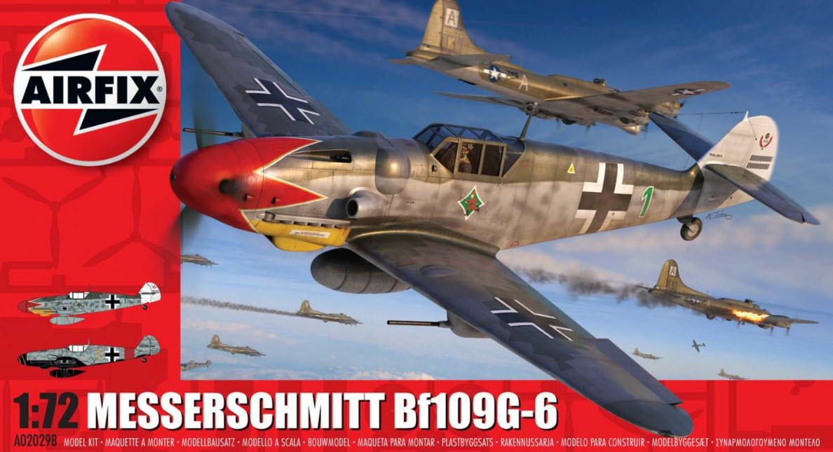 Verpackung: Airfix A02029B Messerschmitt Bf109G-6, 1:72