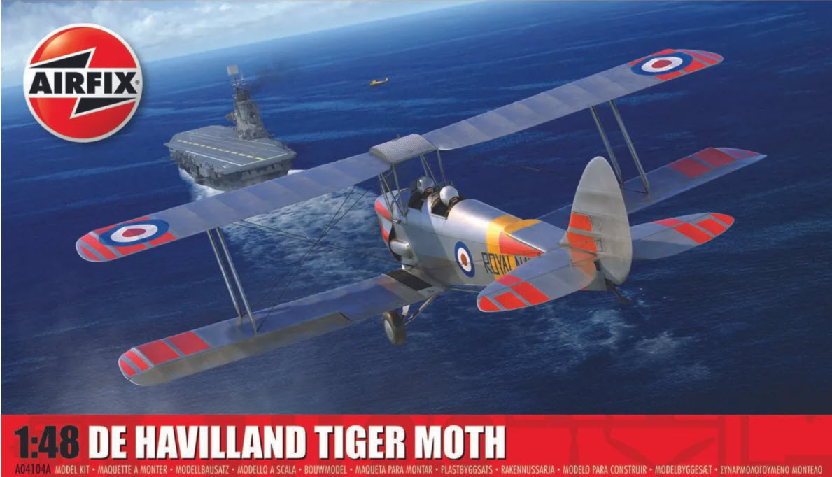 Verpackung: Airfix A04104A de Havilland Tiger Moth, 1:48