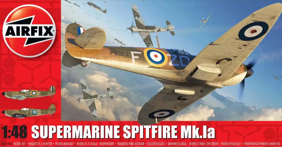 Verpackung: Airfix A05126A Supermarine Spitfire Mk.1a, 1:48
