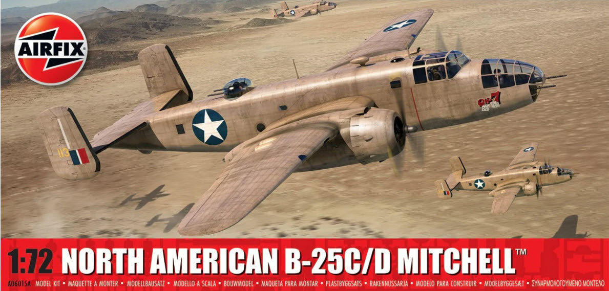 Verpackung: Airfix A06015A North American B-25C/D Mitchell, 1:72