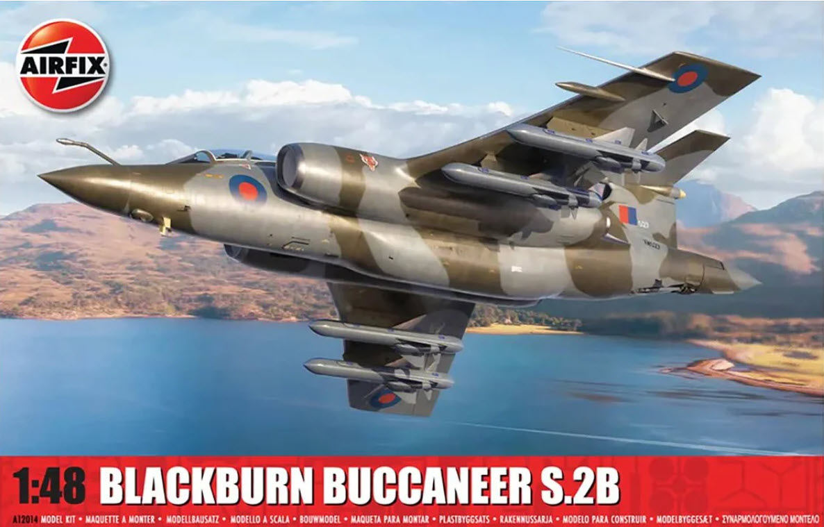 Verpackung: Airfix A12014 Blackburn Buccaneer S.2 RAF, 1:48