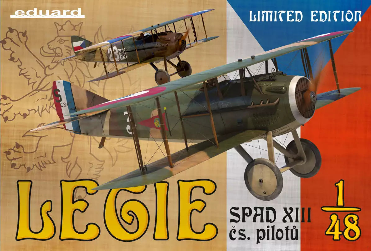 Verpackung: Eduard 11123 Legie - SPAD XIIIs flown by Czechoslovak pilots - Limited Edition, 1:48