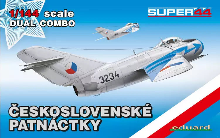Verpackung: Eduard 4441 Ceskoslovenské patnáctky MiG-15 -Dual Combo- Super 44, 1:144