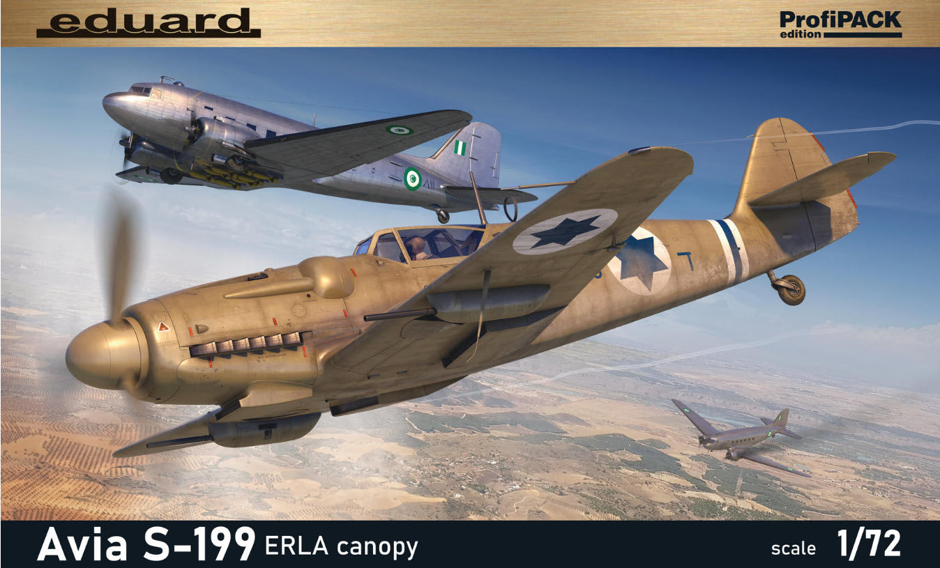 Verpackung: Eduard 70152 Avia S-199 ERLA canopy, ProfiPACK edition, 1:72