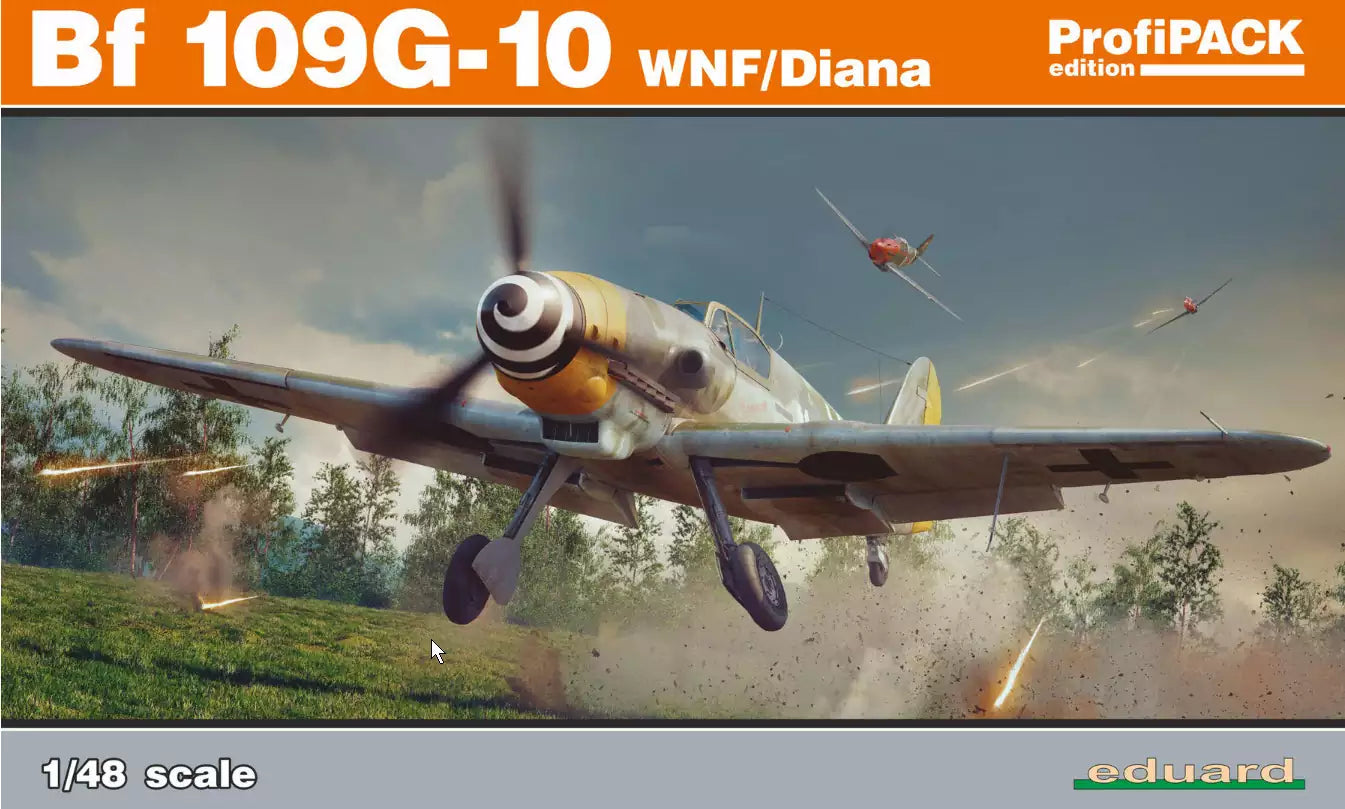 Verpackung: Eduard 82161 Messerschmitt Bf 109G-10 WNF/Diana, ProfiPACK edition, 1:48