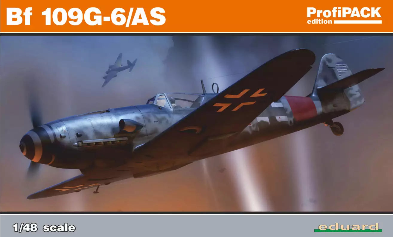 Verpackung: Eduard 82163 Messerschmitt Bf 109G-6/ AS, ProfiPACK edition, 1:48