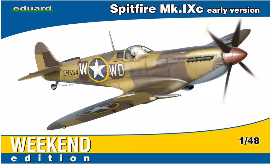 Verpackung: Eduard 84137 Supermarine Spitfire Mk.IXc early version, Weekend Edition, 1:48