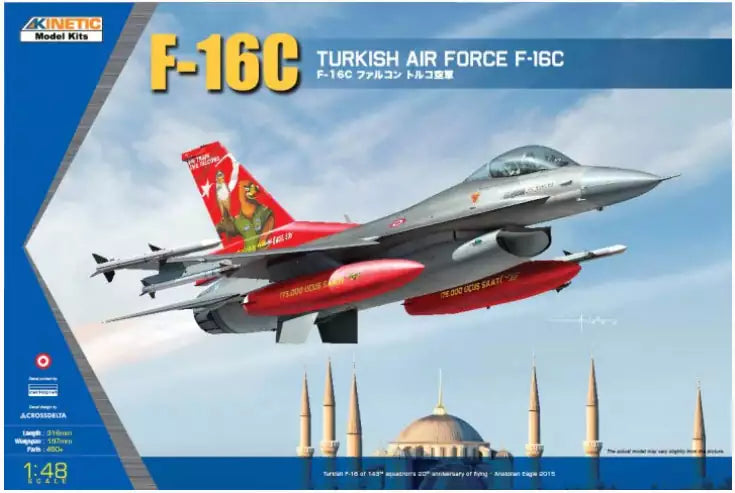 Verpackung: Kinetic K48069 F-16C TURKEY Tiger Meet 2007, 1:48