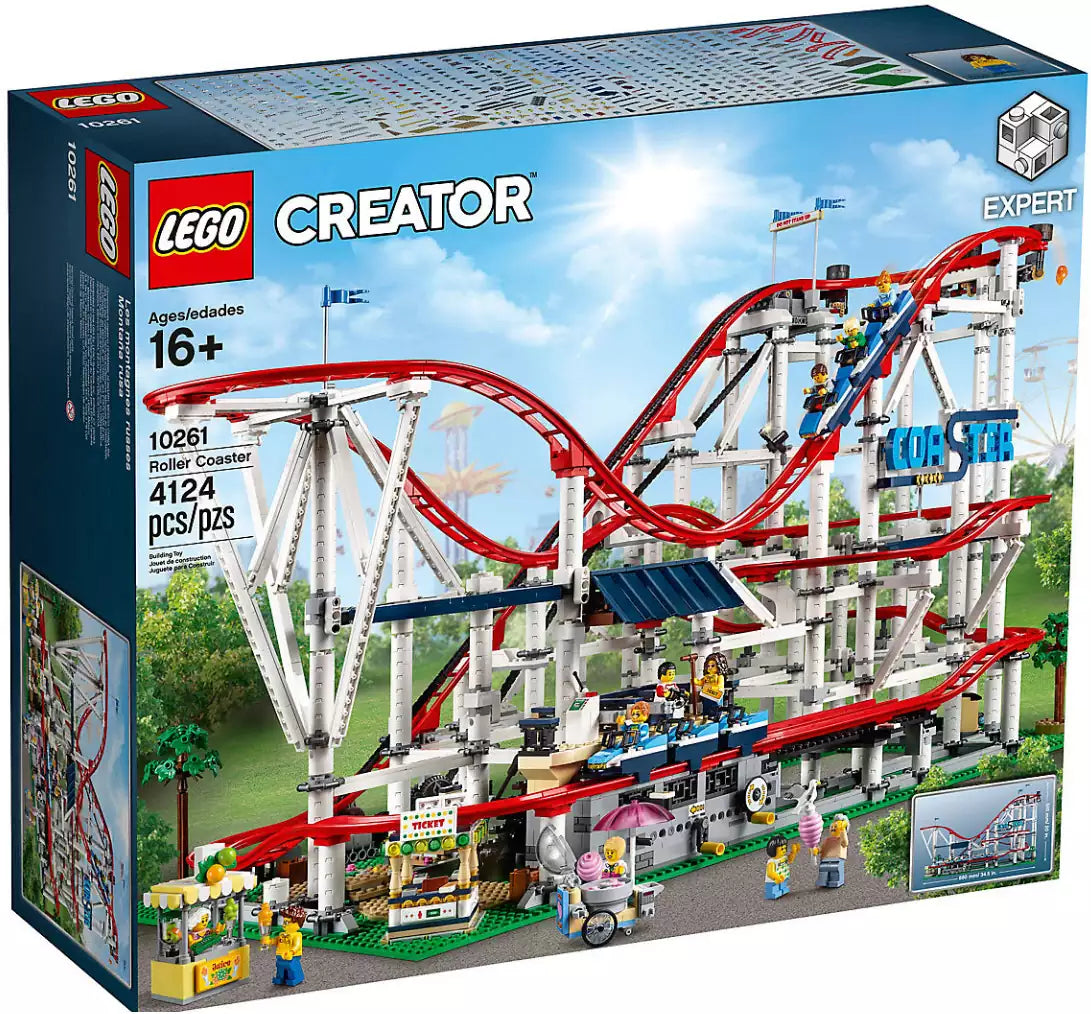 Verpackung:  LEGO Creator Expert 10261 Achterbahn