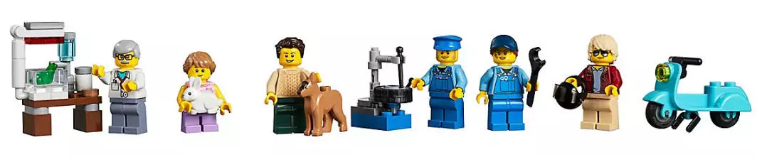 Minifiguren: LEGO Creator 10264 Eckgarage