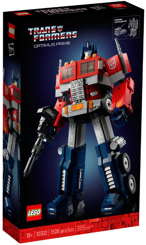 Verpackung: LEGO Icons 10302 Optimus Prime
