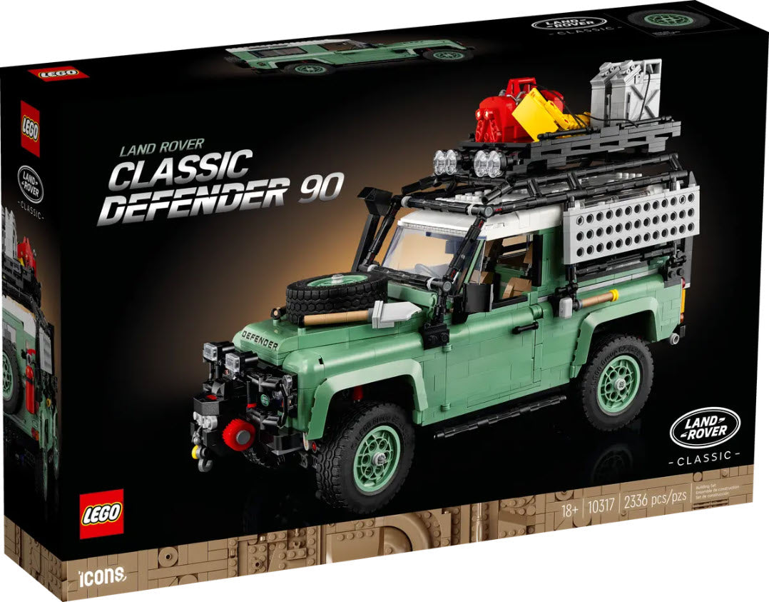 Verpackung: LEGO Icons 10317 Klassischer Land Rover Defender 90