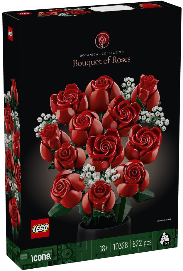 Verpackung: LEGO Botanicals 10328 Rosenstrauß