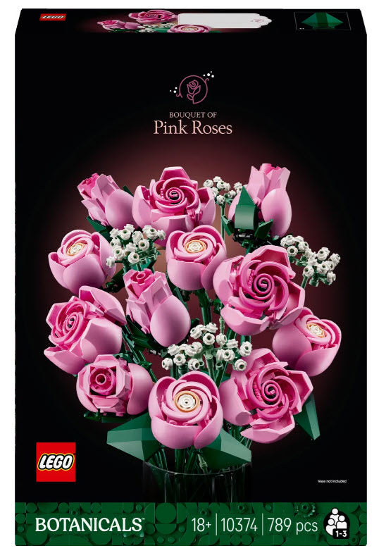Verpackung: LEGO Botanicals 10374 Rosa Rosenstrauß