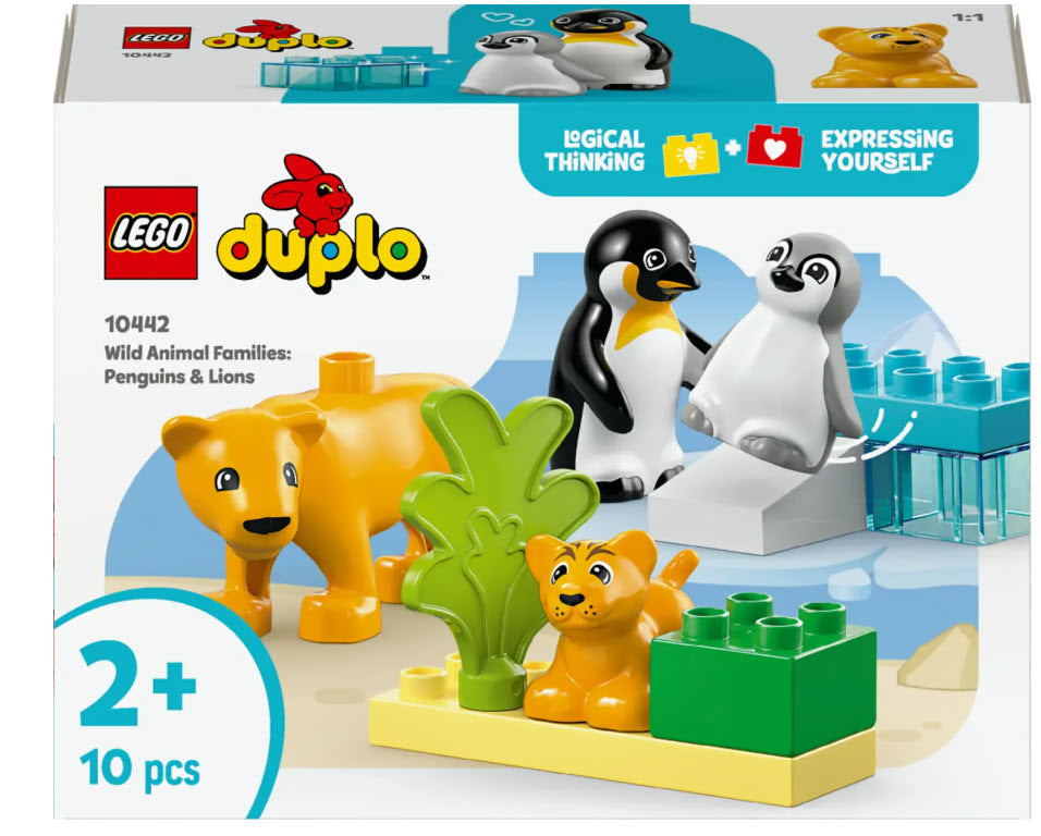 Verpackung: LEGO DUPLO 10442 Wildtier-Familien: Pinguine und Löwen