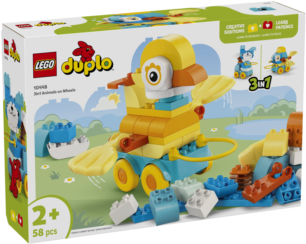 Verpackung: LEGO DUPLO 10448 Tiere auf Rädern 3-in-1-Set