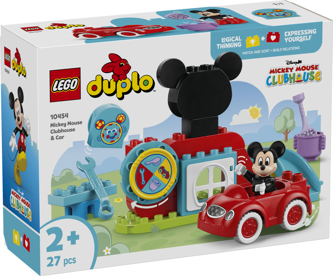 Verpackung: LEGO DUPLO 10454 Mickys Clubhaus und Auto